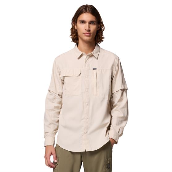 Columbia Mens Skien Valley Long Sleeve Shirt  Dark Stone