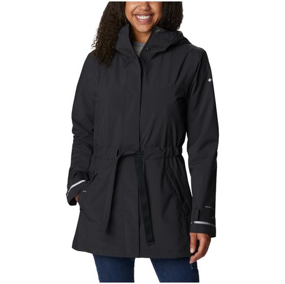 Columbia Here And There Trench II Jakke til Damer - Sort