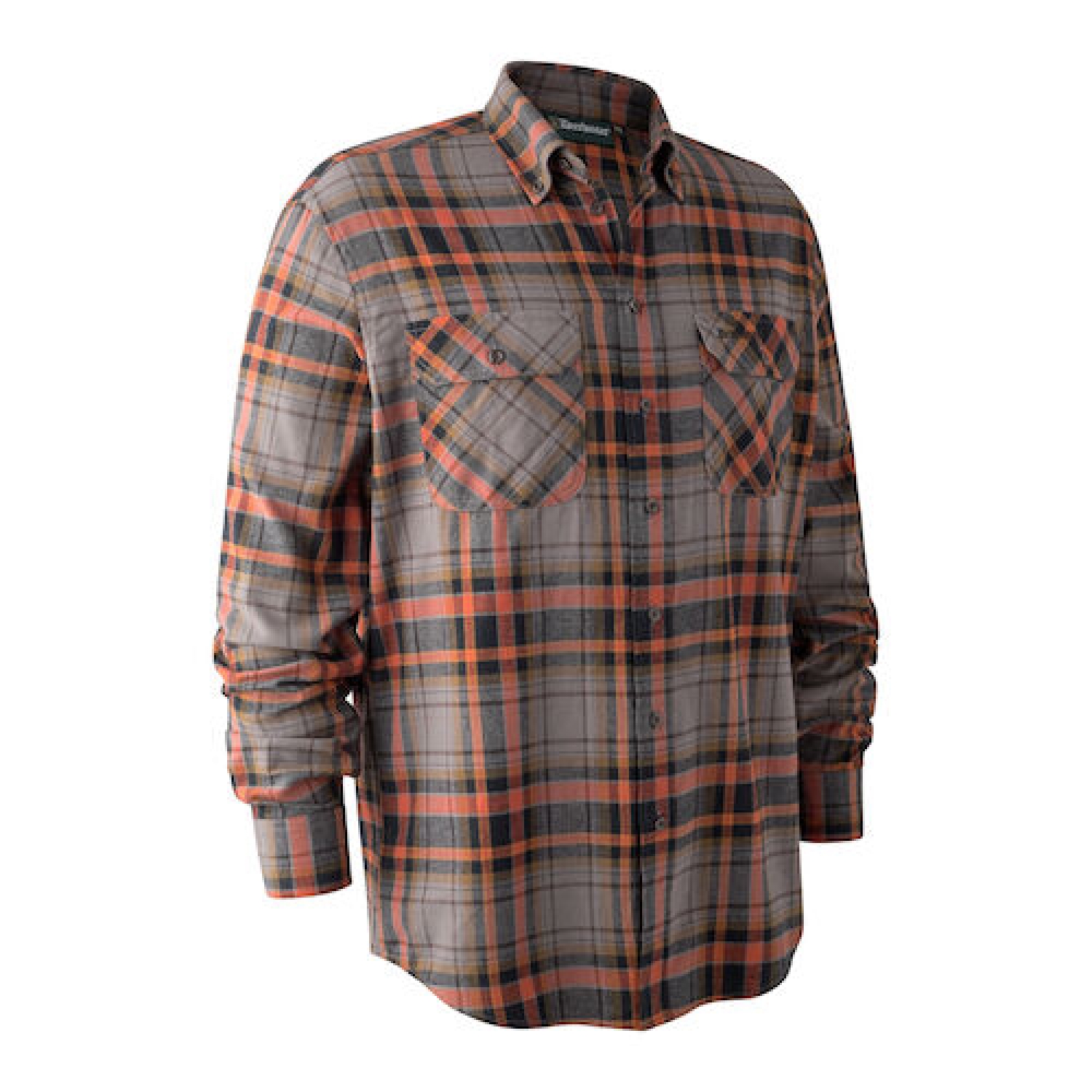 Marvin Skjorte   Orange Check