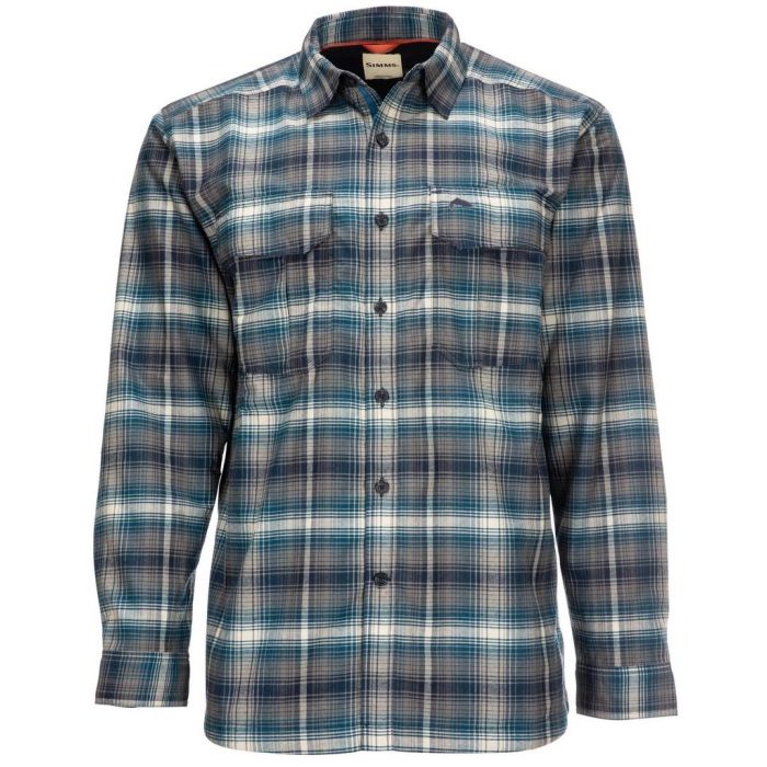 Simms Coldweather Skjorte Atlantis Steel Plaid