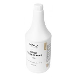 Deltaco Håndsprit med Aloe Vera - 1000 ml, Hvid