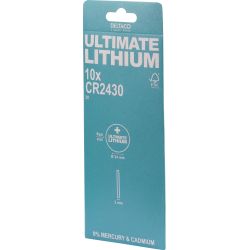 Deltaco Ultimate 3V CR2430 Lithium Batterier - 10 Stk.