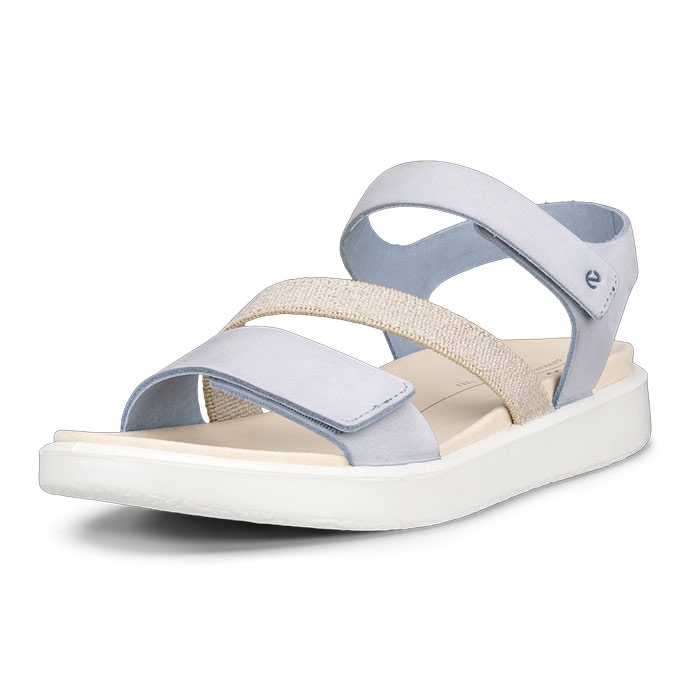 Ecco Flowt 2 Sandaler til Dame – Dusty Blå, Sommerstil