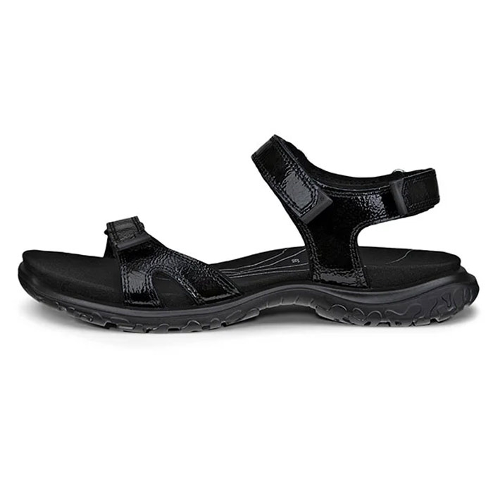 Ecco Offroad Roam Kvinder   Damer  Shiny Black    Sandaler