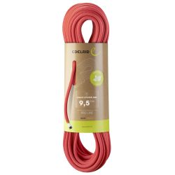 Edelrid Eagle Lite Eco Dry Reb 9,5 mm - Neon Coral tilbud