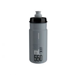 Elite Bottle Jet Grey Black Logo  Ml   Drikkeflaske