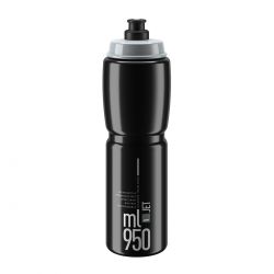 Elite Flaske Jet Black  Grey  Ml   Drikkeflaske