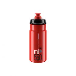 Elite Flaske Jet Red  Grey Logo  Ml   Drikkeflaske
