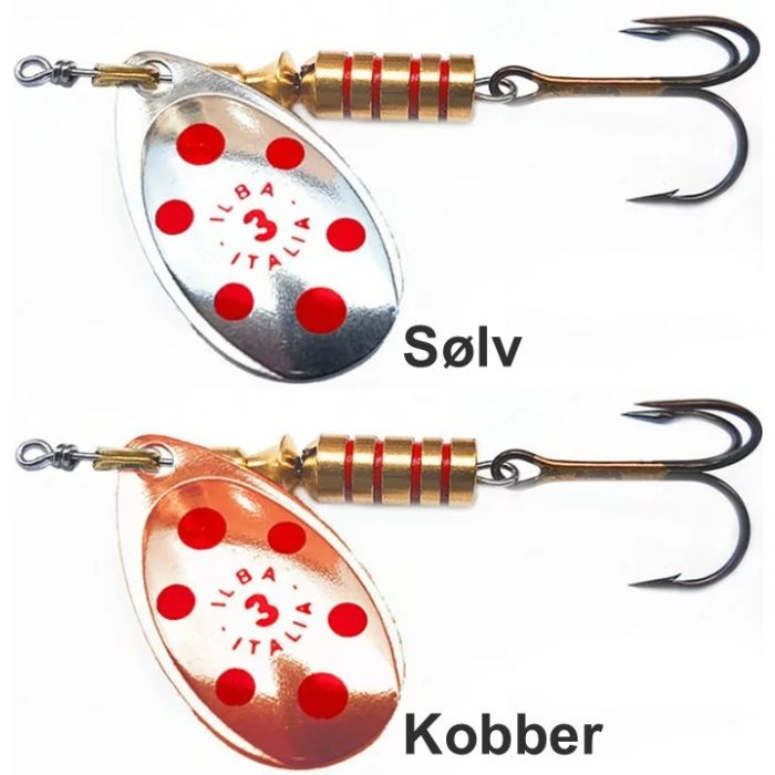 Ilba Tondo Dots Spinner - Fantastisk til fiskeri!