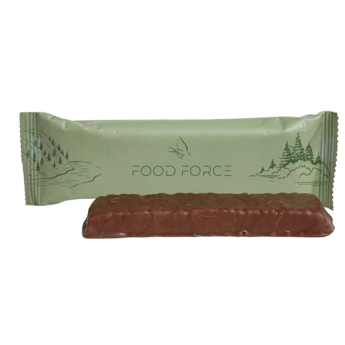 Food Force Energibar Cookies   Cream M Choko Coating  G   Kcal    Mad