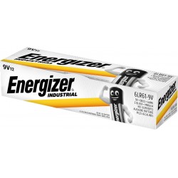Energizer Industrial 9V Batterier - 12 Pakke Tilbud