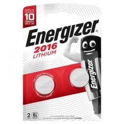 Energizer Lithium Miniature CR2016 Batteri 2-Pak