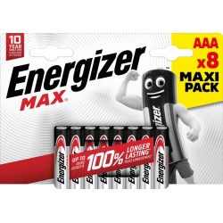 Energizer Max AAA Batterier 8-pack - Hurtig Levering!