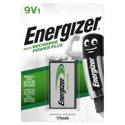Energizer Genopladeligt 9V Batteri – Hurtig Levering!