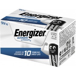 Energizer Ultimate Lithium 9V Batteri – 10 Pakke Tilbud