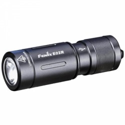 Fenix E02R Black Genopladelig Lommelygte på Tilbud!
