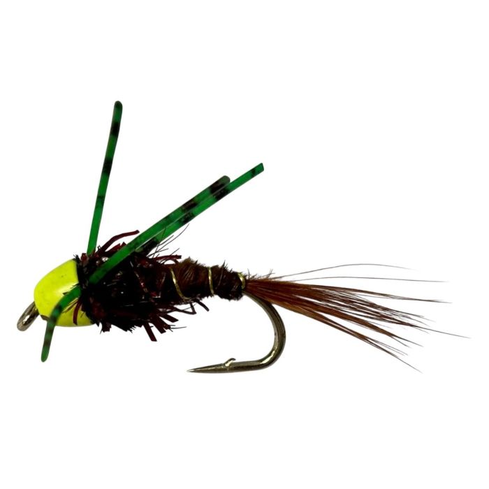 Fishmadman Bh I Bug W  Green Rubberlegs