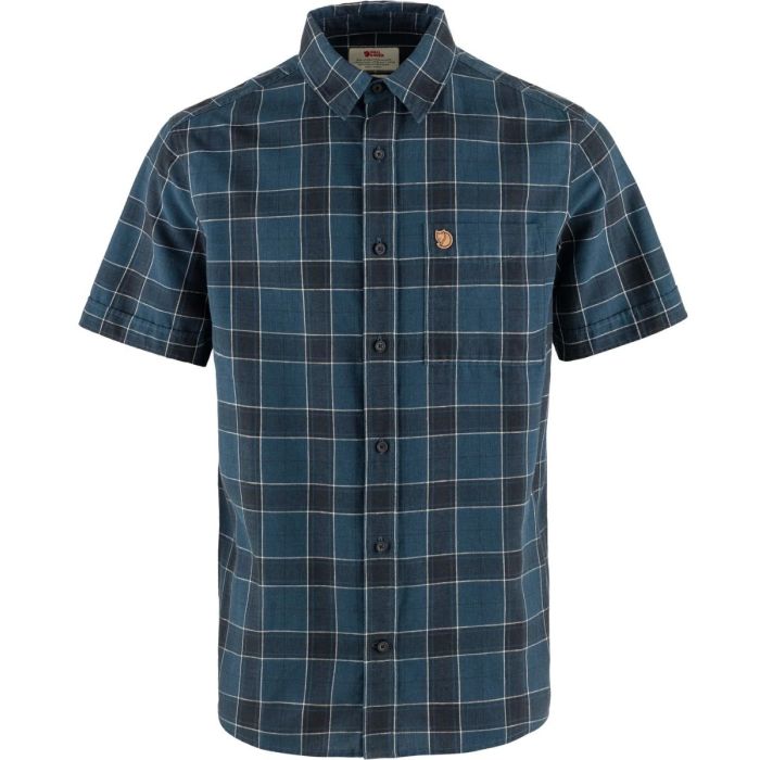 Fj? Llr? Ven ? Vik Travel Skjorte Ss Indigo Blue Dark Navy