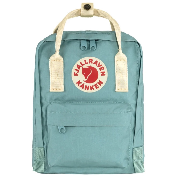 Fjällräven Kånken Mini Børnetaske – Sky Blå & Lys Eg