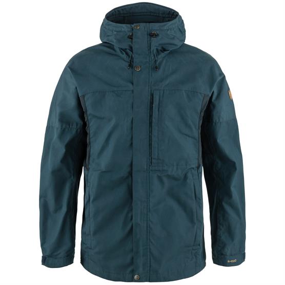 Fjällräven Kaipak Jakke til Mænd - Mountain Blue & Dark Navy
