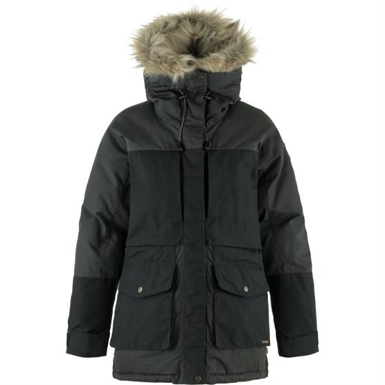 Fj? Llr? Ven Polar Expedition Parka Womens  Iron Grey   Black