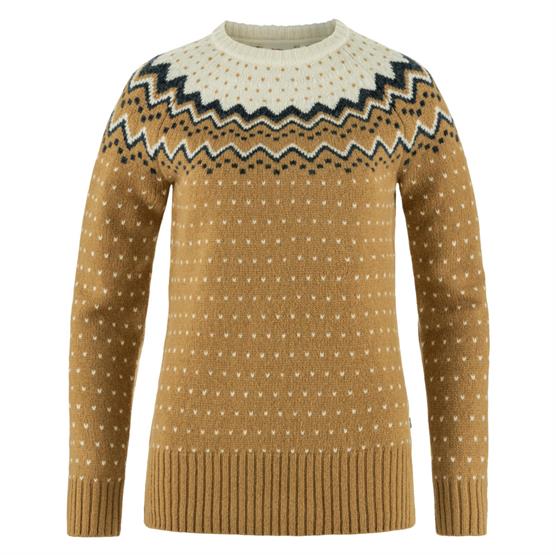 Fjällräven Övik Striktrøje til kvinder - Buckwheat Brown