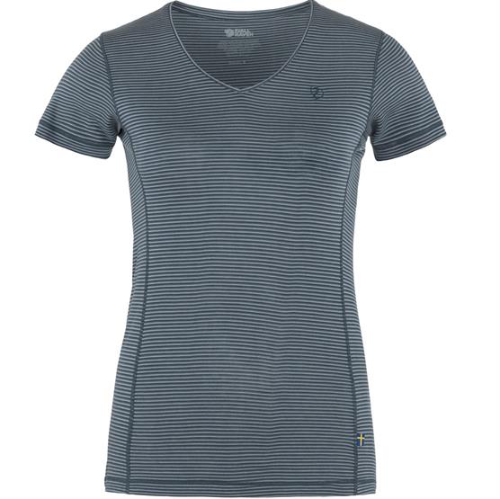 Fjällräven Abisko Cool T-shirt til kvinder - Indigo Blå!