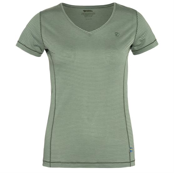 Fjällräven Abisko Cool T-Shirt til kvinder - Patina Grøn