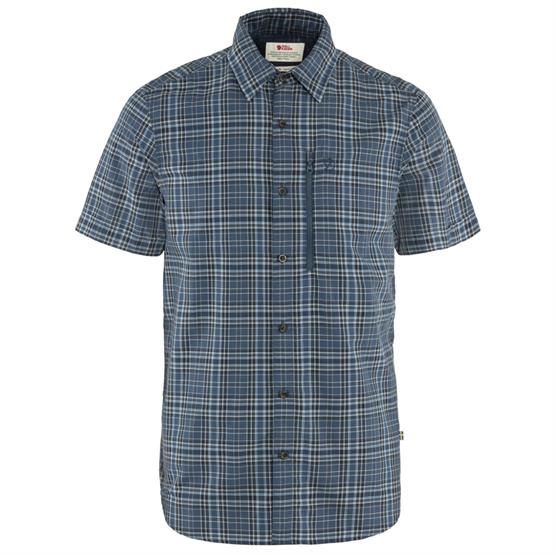 Fjällräven Abisko Hike Herreskjorte - Indigo Blå & Mørk Navy