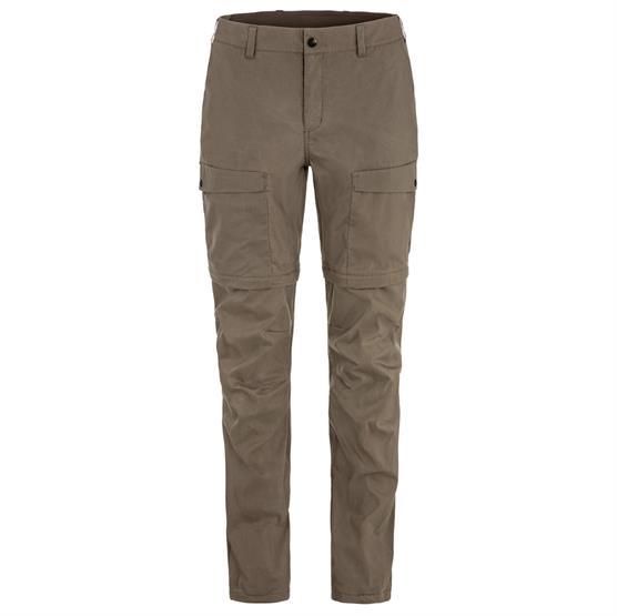 Fj? Llr? Ven Abisko Hybrid Trail Trousers Zip Off Womens  Suede Brown