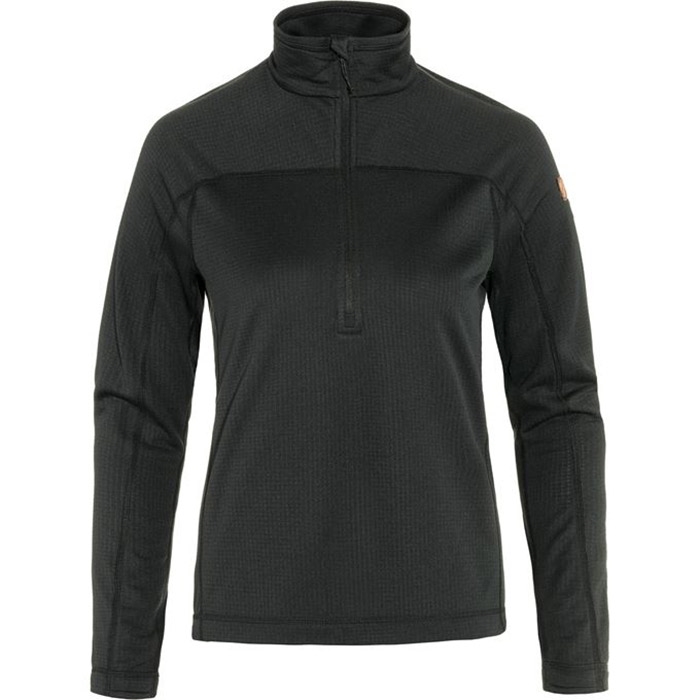Fjällräven Abisko Lite Fleece Jakke – Sort til kvinder