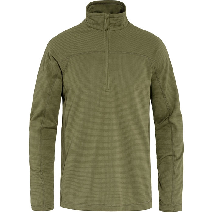 Fj? Llr? Ven Abisko Lite Fleece Half Zip Herre   Mænd Green Xl   Fleecejakker