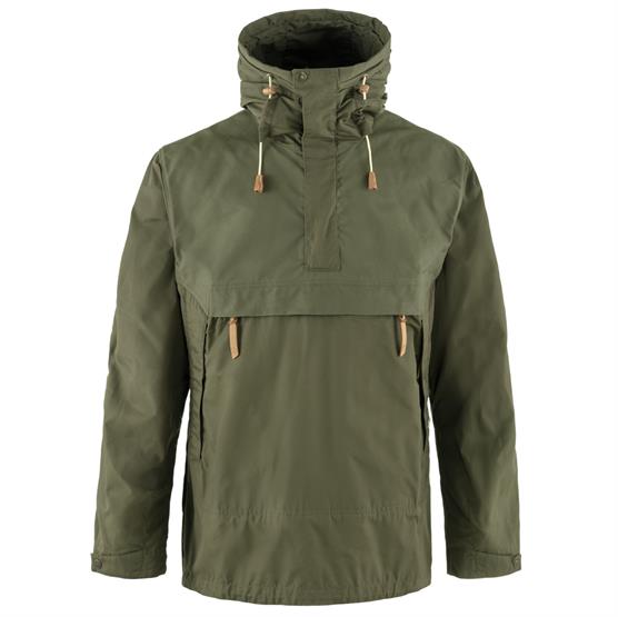 Fjällräven Anorak No.8 til mænd - Grøn jakke på tilbud!