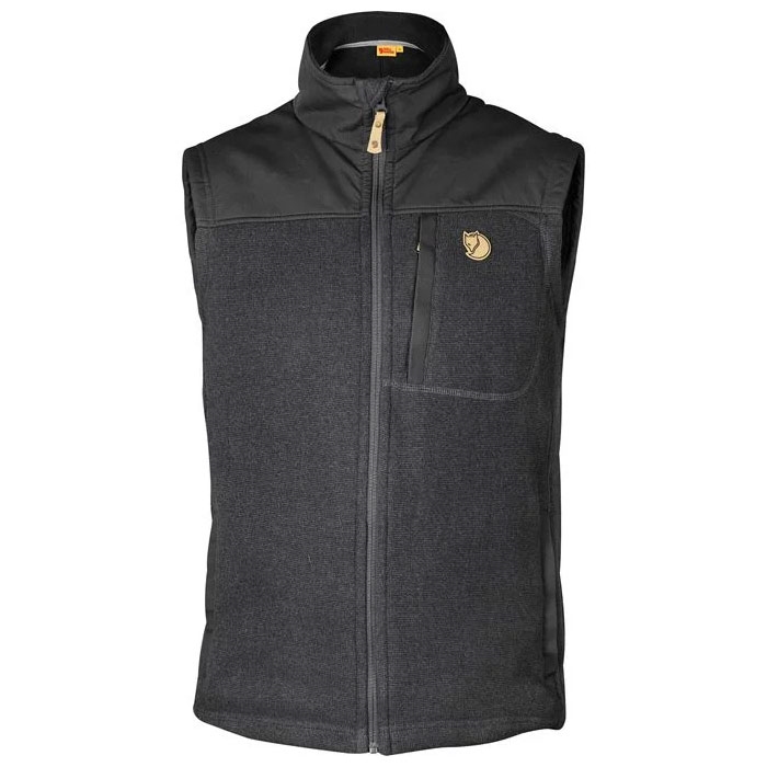 Fj? Llr? Ven Buck Fleece Vest Herre   Mænd Graphite Xl   Veste
