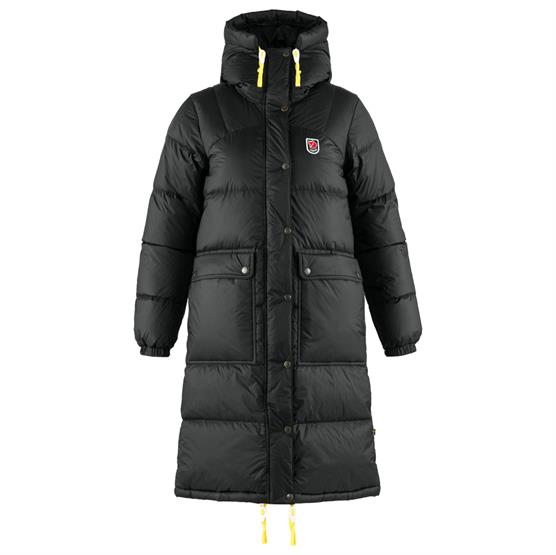 Fjällräven Expedition Lang Dunjakke til Kvinder - Sort