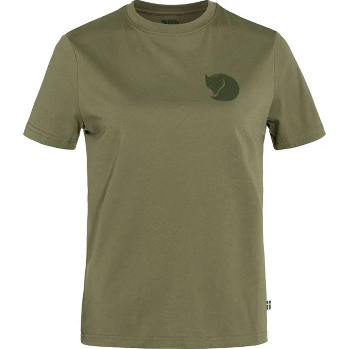 Fjällräven Fox Boxy Tee til kvinder – Grøn T-Shirt tilbud!