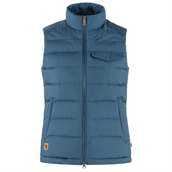 Fjällräven Greenland Dun Liner Vest til Kvinder - Indigo Blå