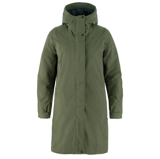 Fjällräven Hydratic Padded Parka til kvinder - Grøn Vinterjakke