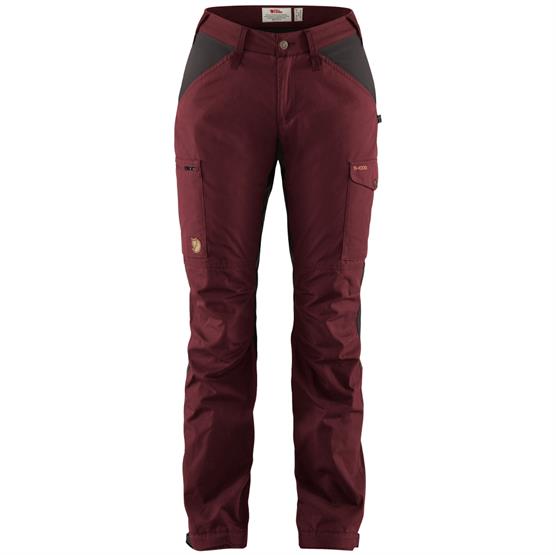 Fjällräven Kaipak Bukser til Kvinder - Mørk Garnet & Grå