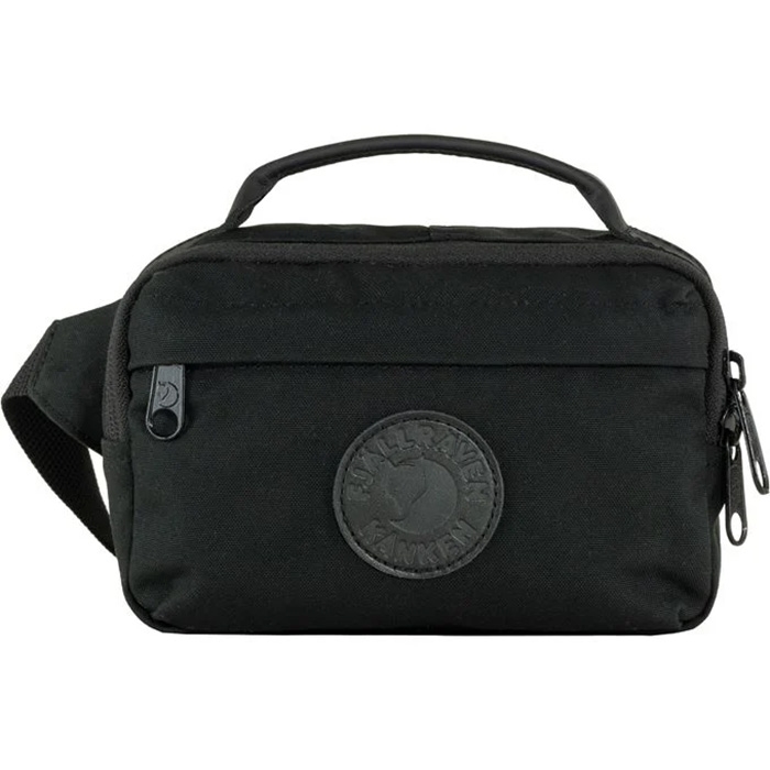 Fjällräven Kånken No. 2 Sort Bæltetaske - Tilbud!
