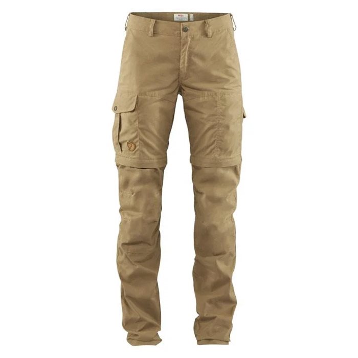Fjällräven Karla Pro Zip-Off Bukser til Kvinder - Mørk Sand