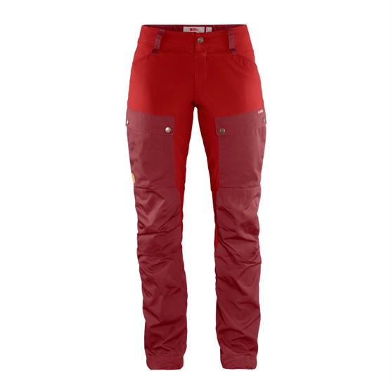 Fj? Llr? Ven Keb Curved Trousers Womens  Ox Red   Lava
