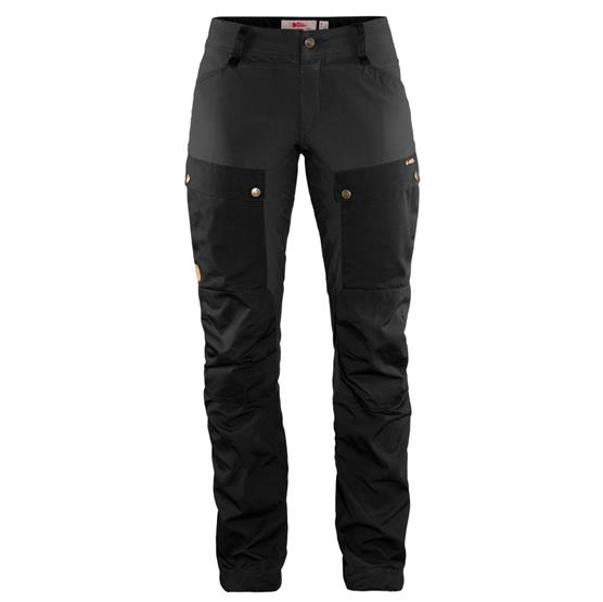 Fjällräven Keb Curved Bukser til Damer - Sort Tilbud!