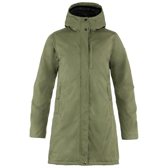 Fjällräven Kiruna Padded Parka til kvinder - Grøn Vinterjakke