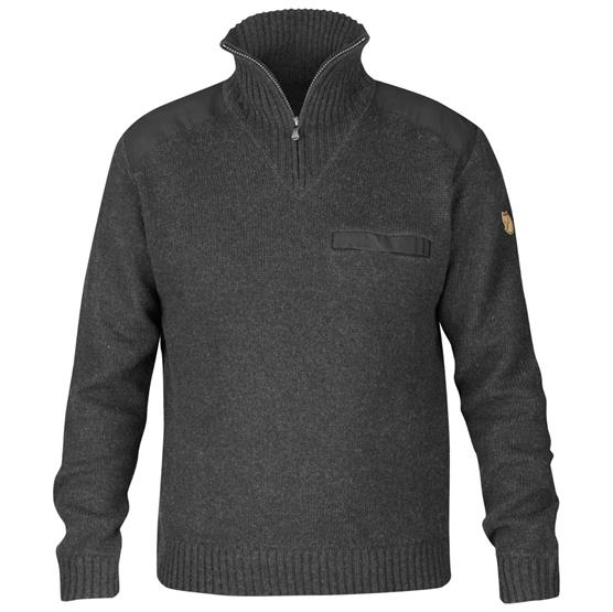 Fjällräven Koster Sweater til mænd - Mørkegrå tilbud!