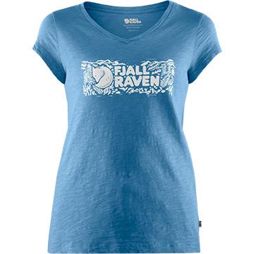 Fjällräven Logo T-Shirt til kvinder - Økologisk bomuld