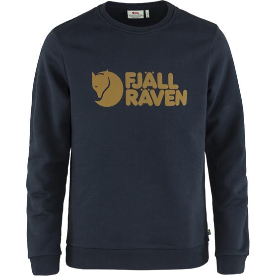 Fjällräven Logo Sweater til mænd - Mørk Navy