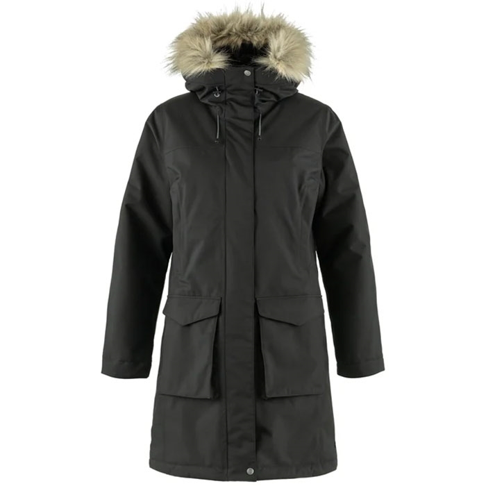 Fjällräven Nuuk Lite Parka – Sort Vinterjakke til Kvinder