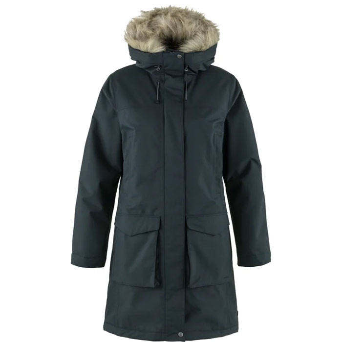 Fjällräven Nuuk Lite Parka – Mørkeblå Vinterjakke til Kvinder