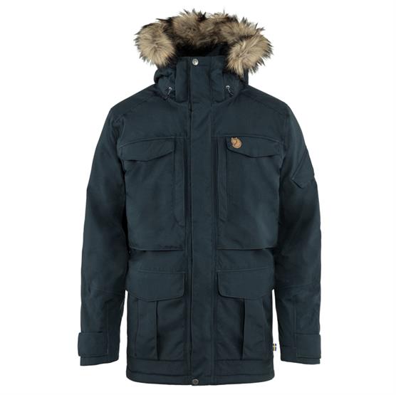 Fjällräven Nuuk Parka til mænd - Vinterjakke i navy